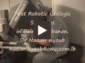 first robotic urologic surgeries beirut
